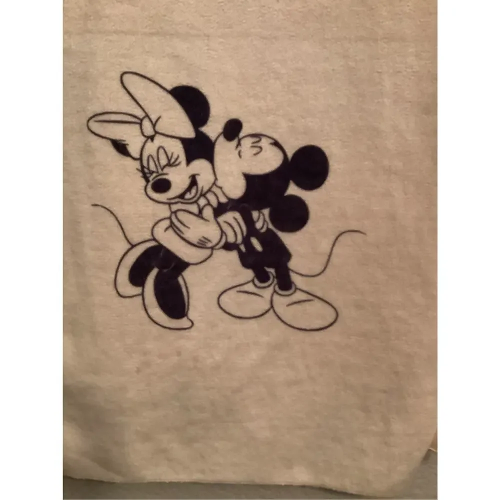 Disney Pink Fleece Mickey and Minnie Mouse Cozy Wrap Scarf